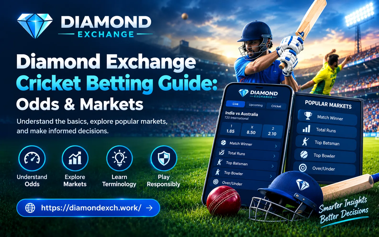 Diamond Exchange Cricket Betting Guide Odds & Markets